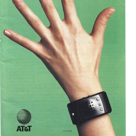 AT&T Installed Phone on Your Wrist 1994 1990s  Vintage Print Ad - Picture 3 of 4